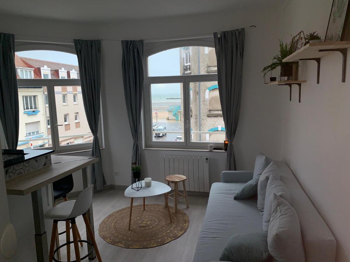 Appartement Vue Mer Poste Bleu Malo-les-Bains Luaran gambar